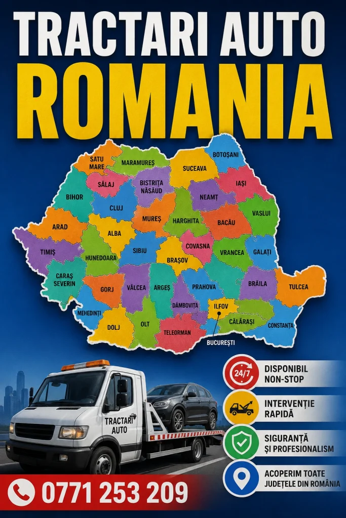 Tractari Auto Romania Toate Judetele